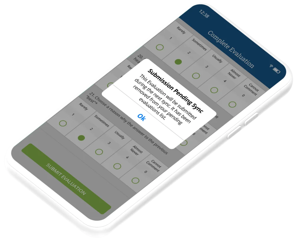 MedHub residency management mobile app screen